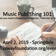I’ll Fly Away Foundation to Host Music Publishing Masterclass April 2