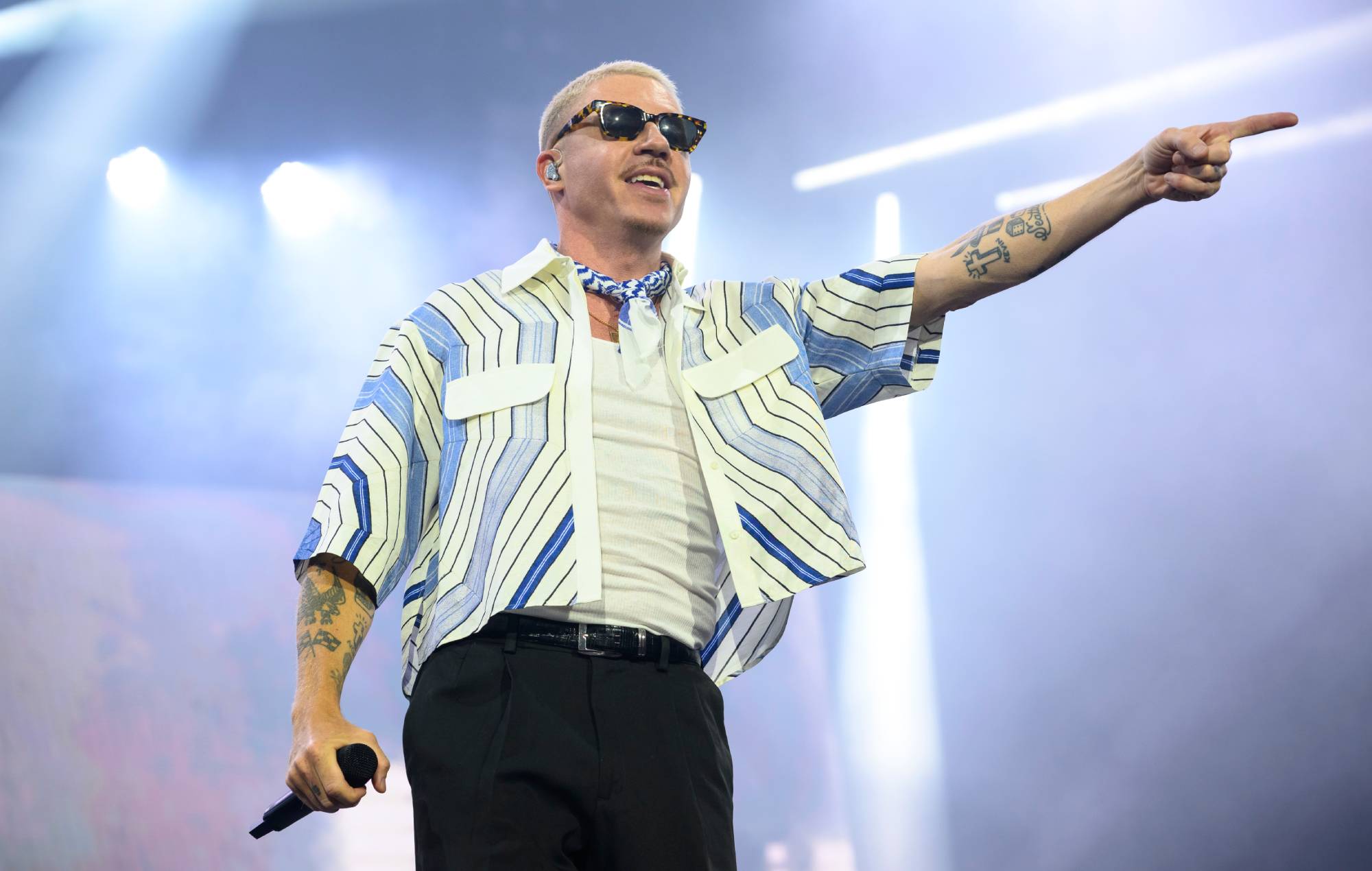 Macklemore Concludes European Benefit Run at Wembley Arena with Greta Thunberg and Paloma Faith