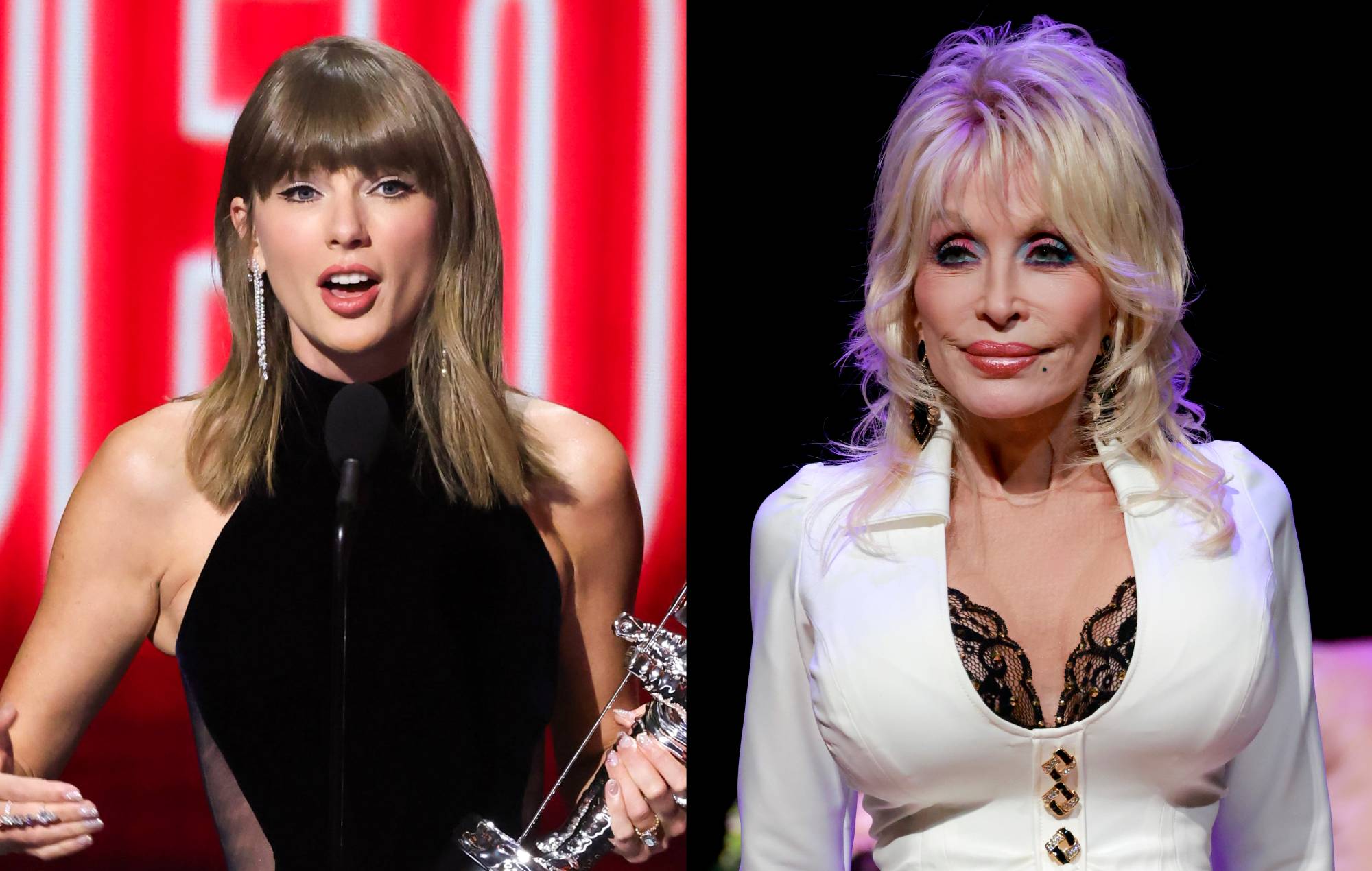 Taylor Swift Dedicates VMA Video of the Year to Dolly Parton and Breaks Ceremony Record