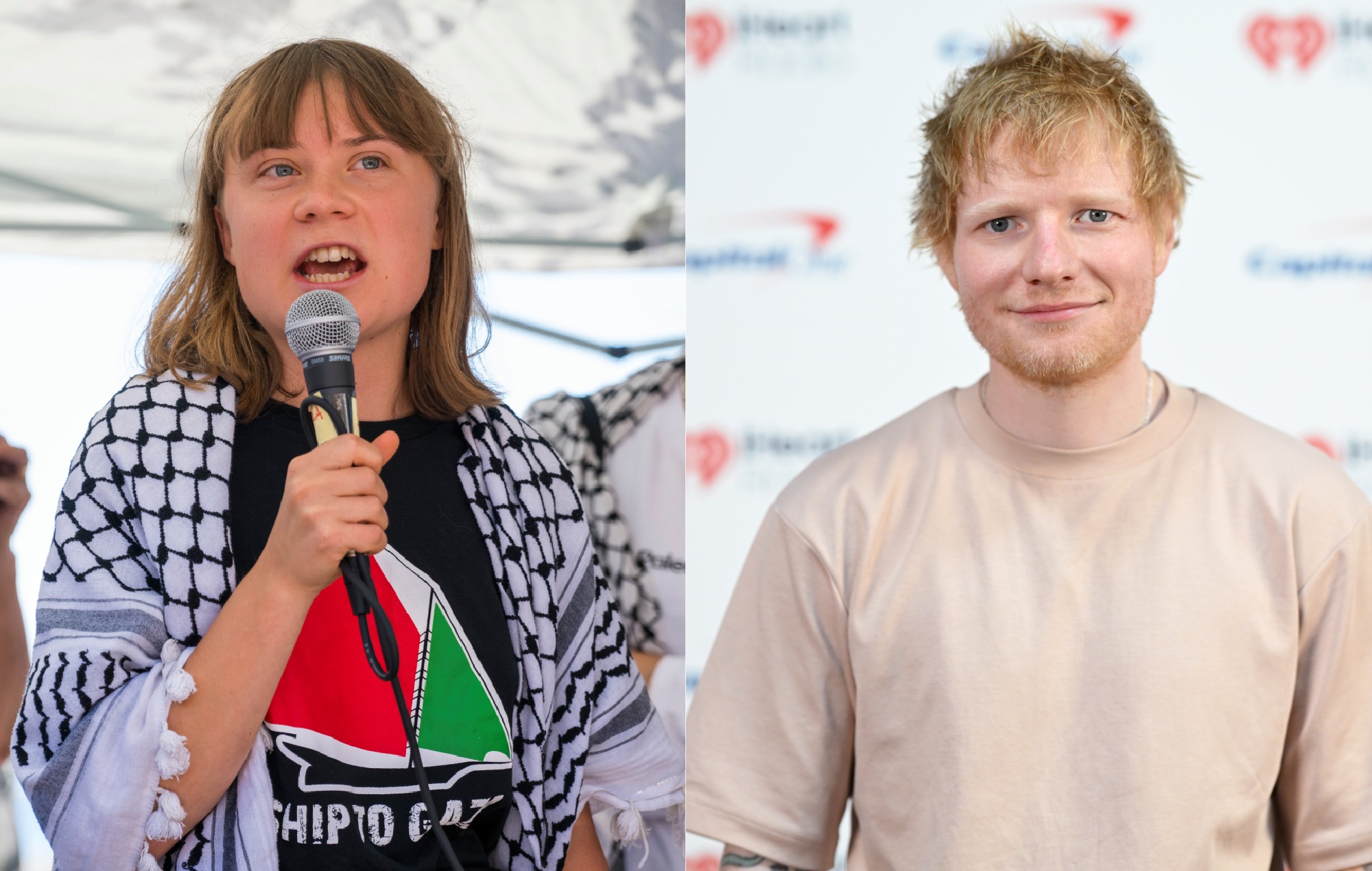Greta Thunberg Criticizes Ed Sheeran Following Gaza Tour Controversy